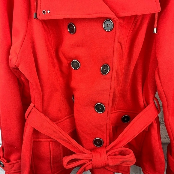 NWT Plus Size Double Breasted Hooded Pea Coat 1X - Picture 7 of 8